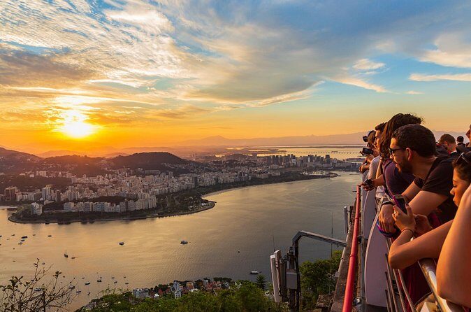 Christ The Redeemer & Sunset At Sugarloaf with Tickets - Sugarloaf Mountain at golden hour: cable car ride and 360° views