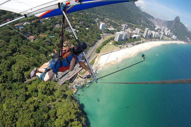 Double flight from Asa Delta in Rio de Janeiro - How Pietra Bonita to Praia de São Conrado really plays out