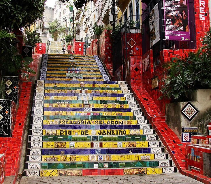 Full-Day City Sightseeing Tour in Rio de Janeiro - Selarón Steps: Public Art You Can Walk Through (Not Just Look At)