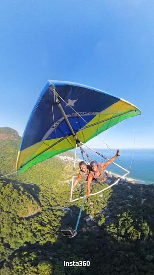 Hang gliding flight in Rio de Janeiro - Entering The Hang Gliding World From Clube de Voo