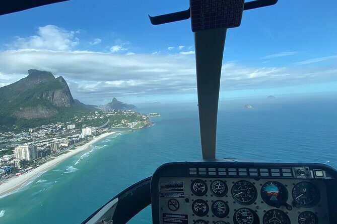 Helicopter Ride for 25 to 30min with Transfer service - The Aerial Stops: Christ the Redeemer, Sugarloaf, and Barra Views