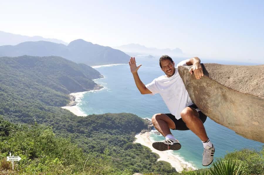 Rio de Janeiro: Pedra do Telégrafo; Grumari/ Prainha Beaches - Pedra do Telégrafo: the photo stop with a past