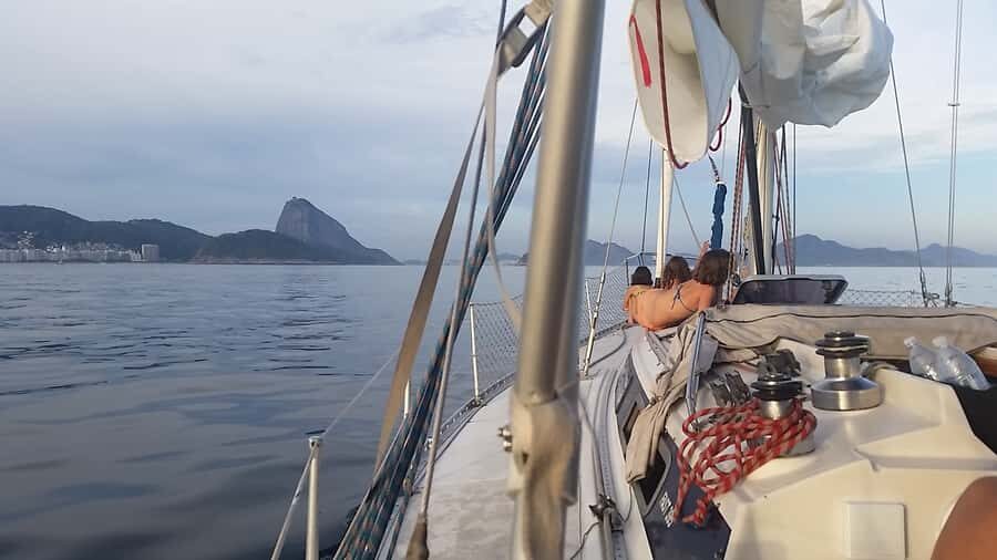 Rio de Janeiro: Wake Up and Sail - From safety talk to calm-bay sailing: how the trip actually starts