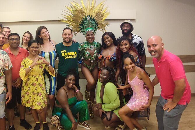 Samba Class in Copacabana - Instructors like Marcos, Bem Vind, Carla, and Carmen