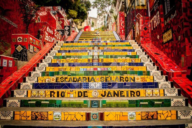 Tour 8(4 hours )Tour Old Rio:Lapa ,Imperial Palace , Columbus Cafe , Opera House - Stop 1: Escadaria Selarón in Lapa—Color That Feels Like a Living Artwork